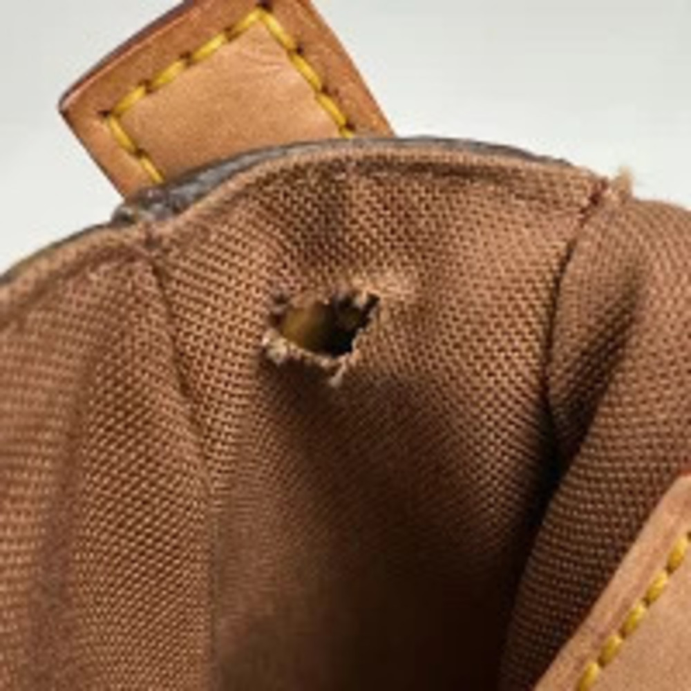 Louis Vuitton Bag Shoulder Looping Brown Monogram Handbag Hobo Brown - Picture 4 of 6